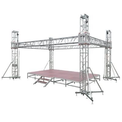 China Portable installation easy to assemble and customize 300*300mm, 400*400mm500*500mm aluminum portable truss for sale