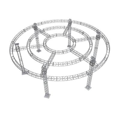 China Portable Rig Indoor Outdoor Aluminum DJ Round Truss, Used For Concert Stage Rotary Lighting Truss for sale