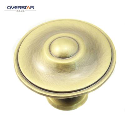 China Corrosion preventive modern antique wardrobe furniture hardware golden kitchen cabinet knobs and pulls for sale