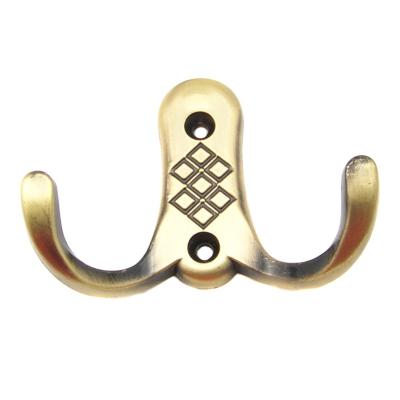 China Corrosion preventive Heavy Duty Zinc Alloy Metal Mount Wall Hooks fittings wall hooks knob handle bathroom door handle knobs funiture accessories for sale