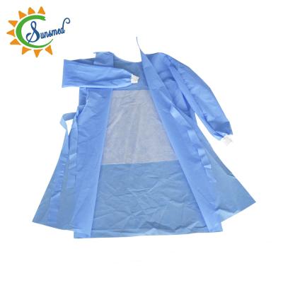 China Economic Sterile Disposable Surgical Gowns Disposable Non Woven Reinforced Surgical Gowns Te koop