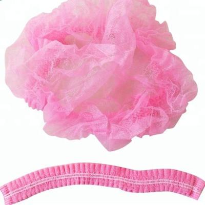 China Crowd Color Crowd Economical Disposable Pink Nurse Hat High Quality Snood Covers High Quality Snood Caps Te koop