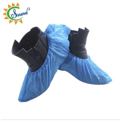 China Economic Hot Selling Water Repellent Shoe Covers Disposable CPE Foot Covers à venda