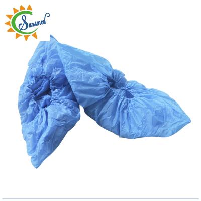 China Factory Wholesale Economical Disposable PE Plastic Shoe Covers Te koop