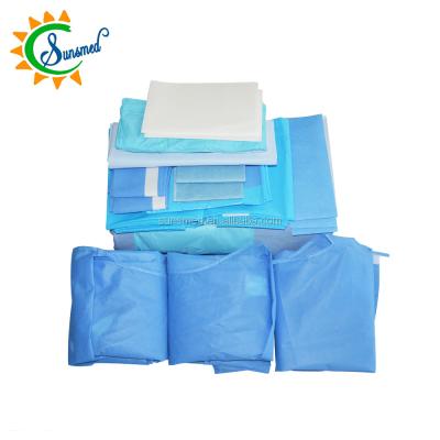 Κίνα Sterile EO Surgical Pack Sterile Nonwoven Surgical Pack Surgical Hospital Wrap Set Disposable Knee Arthroscopy Wraps Sets προς πώληση