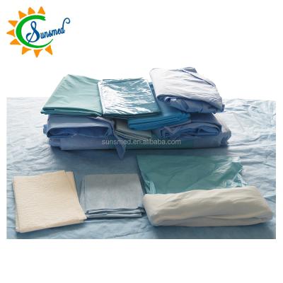 China Hospital Operation Products Sterile Surgical Laparotomy Packs Nonwoven Sterile Packs for sale