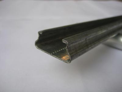 China Greenhouse sidewall film Galvanized steel profiles , 6000mm long roof sheet profiles for sale