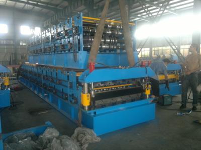 China 5.5KW Motor Power Double Layer Roll Forming Machine PLC Panasonic for sale