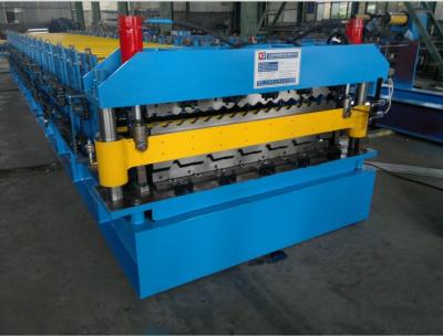 China Double Layer Roll Forming Machine for Corrugated Roof and IBR Roof in One Line for sale