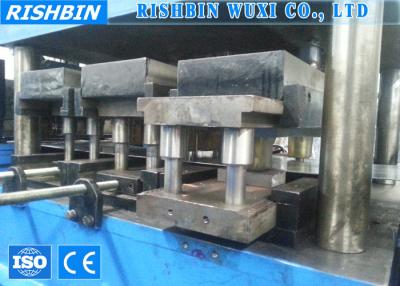 China Galvanized Steel C Channel Cold Roll Forming Machine with Inline Pre Holes Punching for sale