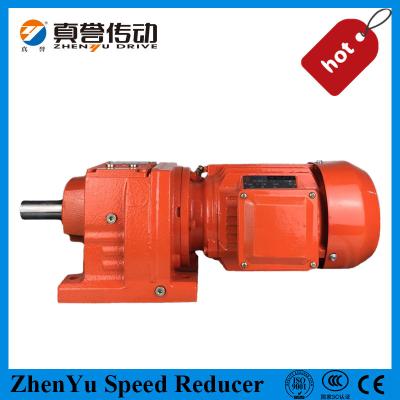 China Parallel shaft Helical Gear Motor high loading , gear reduction motor for sale