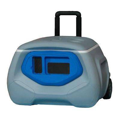 China 28 L waterproof portable speaker cooler for outdoor camping cooler with speaker and wheels for sale