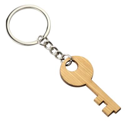 China Custom Wooden Keychain Engraving Blank Personalized DIY Design zu verkaufen