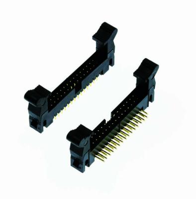 China Single Row/Double Rows/Dip Type/Auto Type SMT Connector Stamping Supplier Pin Header Box Header Connector for sale