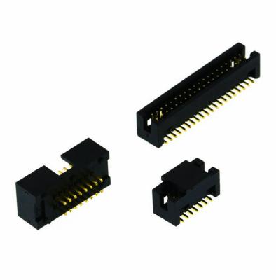 China Single row / double rows / dip type / smt type plastic car electronics injection parts box header DIP connector for sale