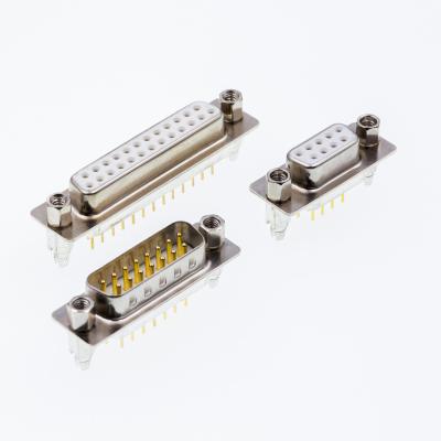 China Solder wire type / IDC type / crimp type / DIP type / SMT qualified manufacturer 37 pin 3 rows combo connector d-sub with terminals for sale