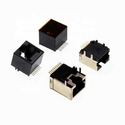 China RJ11/RJ45 PCB RJ45 Modular Jack Female Connector for sale