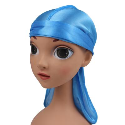 China Kids Durags Boys Durags Durag Durag Skin Friendly Silky Wave Cover Child Durag Hat for sale