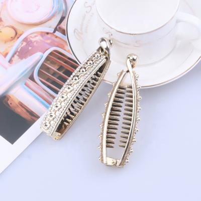 China Fashion Women Plastic Hair Clip Diamond Hair Claws Accessories KX-6 for sale