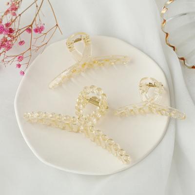 China Wholesale Fashion KAIXING Hair Accessories Women Black Color Hair Claw Clip for sale