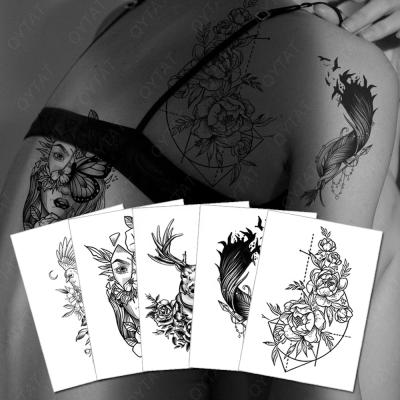 China Factory Wholesale Temporary Tattoo Fake Tattoo Over 5000 Designs Different High Quality Temporary Water Transfer Tatoo Sticker for sale