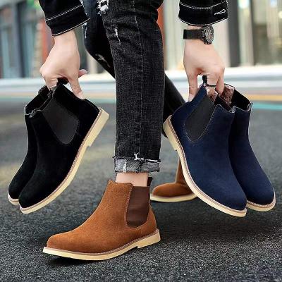 China Lightweight Men Plus Size Men's Mid-Cut Martin Boots Rejects Hot Men's Chelsea Shoes for sale