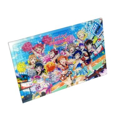 China JOUNOVO Eco-friendly Durable Customized Size And Color Photo Frame Puzzle Acrylic Anime Photo Frame for sale