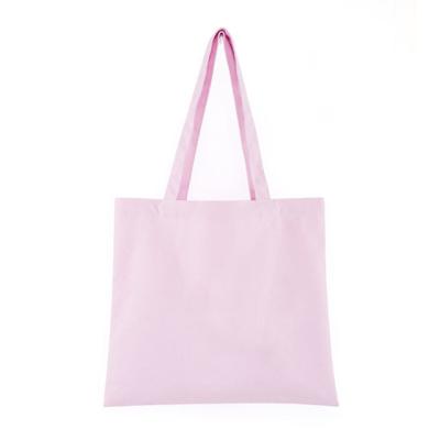 China Simple White Empty Canvas Tote Bag With Customized Logo Cotton Cheap Reusable Shopping Bags Printing Custom Wholesale Recyclable for sale