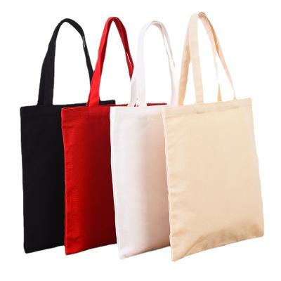 China White Recyclable High Quality Reusable Women Large Cotton Canvas Cotton Utility Foldable Bag for sale