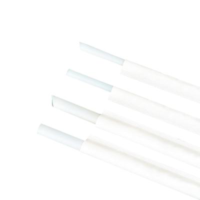 China Minimalist Bulk Wholesale Disposable Eco-Friendly Compostable Plastic Boba Drinking Straw Pla Biodegradable Straws for sale