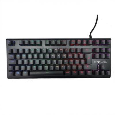 China Kabellose mechanische 87-Tastatur-Maus, RGB-Hintergrundbeleuchtung, kabelgebunden, Staubschutz für Schreibmaschine zu verkaufen