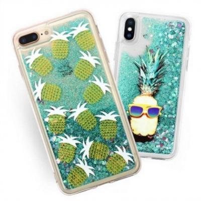 China ETEK ODM TPU Liquid Glitter Mobile Protector Cover Case Shockproof for sale