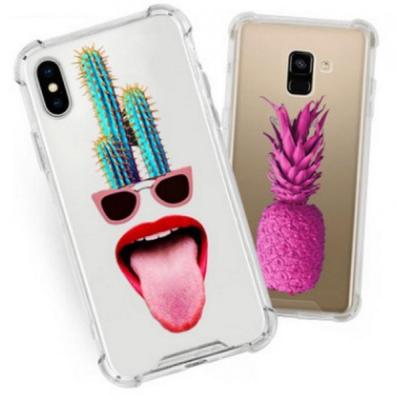 China Shockproof TPU Acrylic Mobile Protector Cover Case With Painting for sale