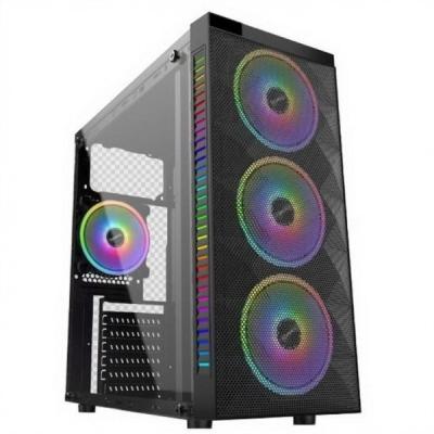 China Ganzglas-M-ATX-Computerschrank RGB Anti-Staub für Gaming-Computer zu verkaufen