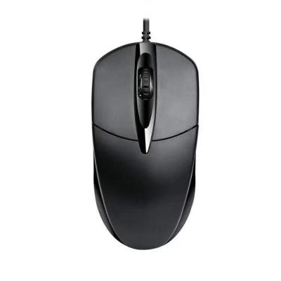 China Mouse óptico 3D preto com fio USB silencioso para jogos 1000DPI ATC7515 à venda