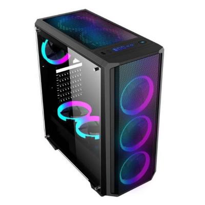 China Mittlere Turm USB-RGB Spiel-Fallgewohnheit CPU-Kabinett-ATX zu verkaufen