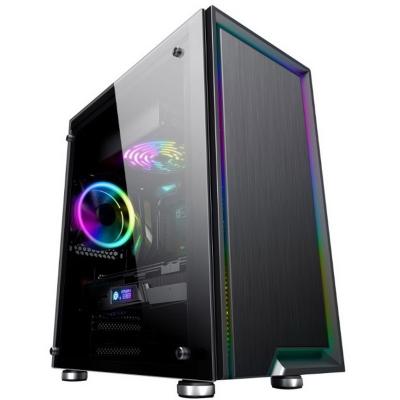 China X3303 Gaming Pc Case Micro ATX/MATX LED Light RGB Breathing for sale