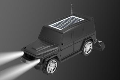 China Bluetooth-Lautsprecher in Form eines klassischen Autos kombiniert Solar Taschenlampe und Funktionen des Radios für Heimreisen im Freien zu verkaufen