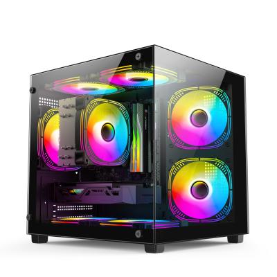 China Micro-ATX/ ITX PC Case Awesome Heat Dissipation Supports Lots Of Different Hardware Setups For Gamer Pros for sale