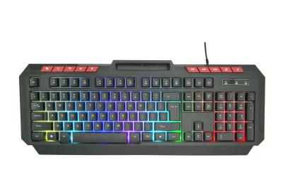 China Aanpasbaar Draagbaar Rainbow Backlit Gaming Keyboard met 104 toetsen en 10 sneltoetsen voor gebruikers die op zoek zijn naar efficiënt werk Te koop