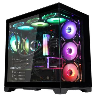 China Compact gaming case made from lightweight materials, featuring strong storage expandability, efficient heat dissipation, 7 slots for sale