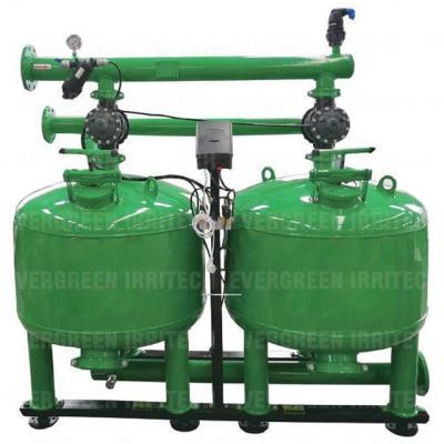 China Metal irrigation system water treatment and industry sand filter for sale