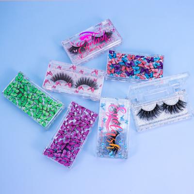 China Hot Fake Mink Fur Eyelashes Mink Eyelashes Handicraft False Eyelash 3d Selling Fake Tape 2021 Soft for sale