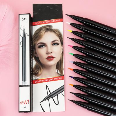 China Waterproof 2021 New Arrival Long Lasting Eyeliner Pencil Lashglue Eyeliner Glue Pen For Makeup Tools for sale