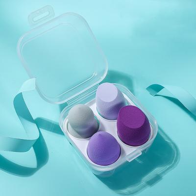 China Beauty Tools Brown Heart Makeup Sponge Set Blender Packaging Box For Halloween Makeup for sale