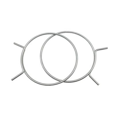 China Health Care Carbon Steel Galvanizing Plain Steel Wire Hose Clamp for sale