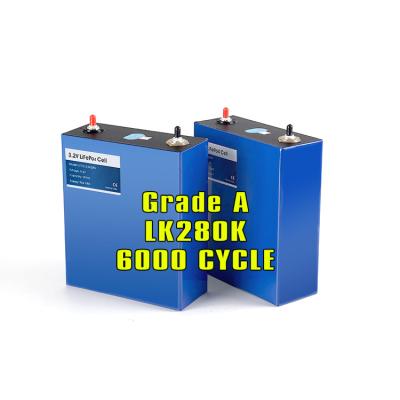 China Brand New A Grade 6000 Cycles Eu Stock LF280K 280Ah 304Ah 3.2v Lithium Ion Batteries 17.2*20.4*7.2cm for sale