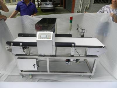 China CE Approved Conveyor Metal Detector With Reject Arm | Ideal For Snack & Frozen Food for sale