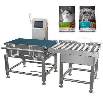 China High Accuracy Industrial Conveyor Belt Weighing Scale Check Weigher For Food Pack for sale