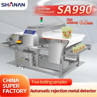 China Food Metal Detectors For Food Processing Conveyor Belt Tunnel For Meat Bakery Snack Industrial for sale